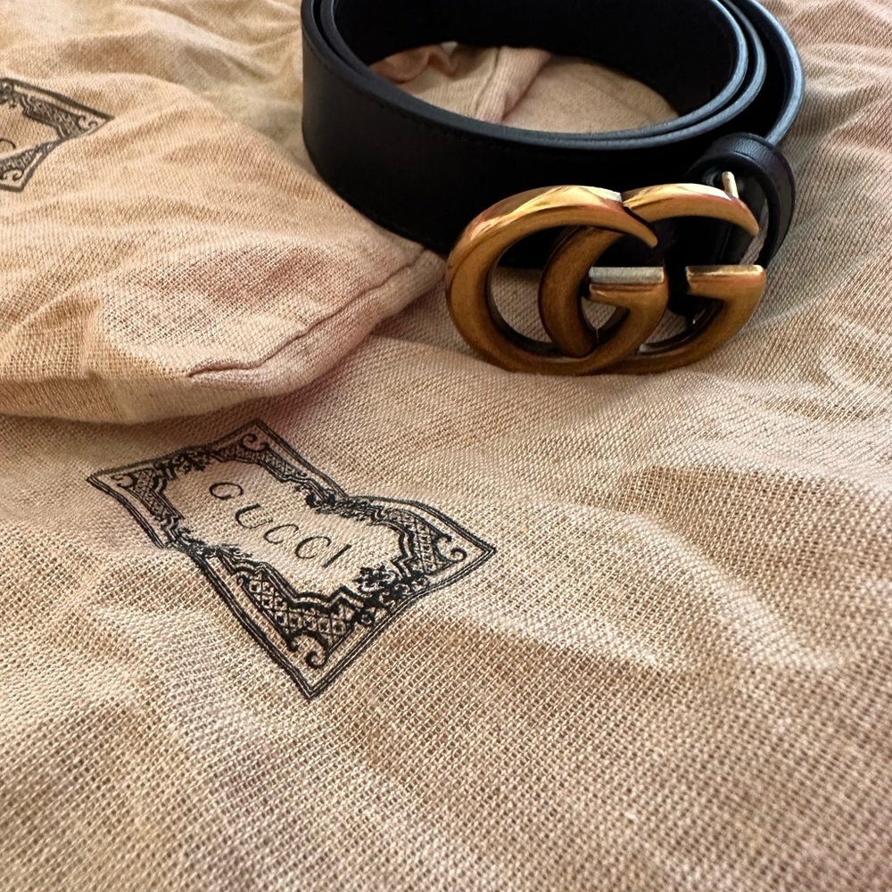 Authentic Gucci Mormont Leather Belt - Priced to sell!